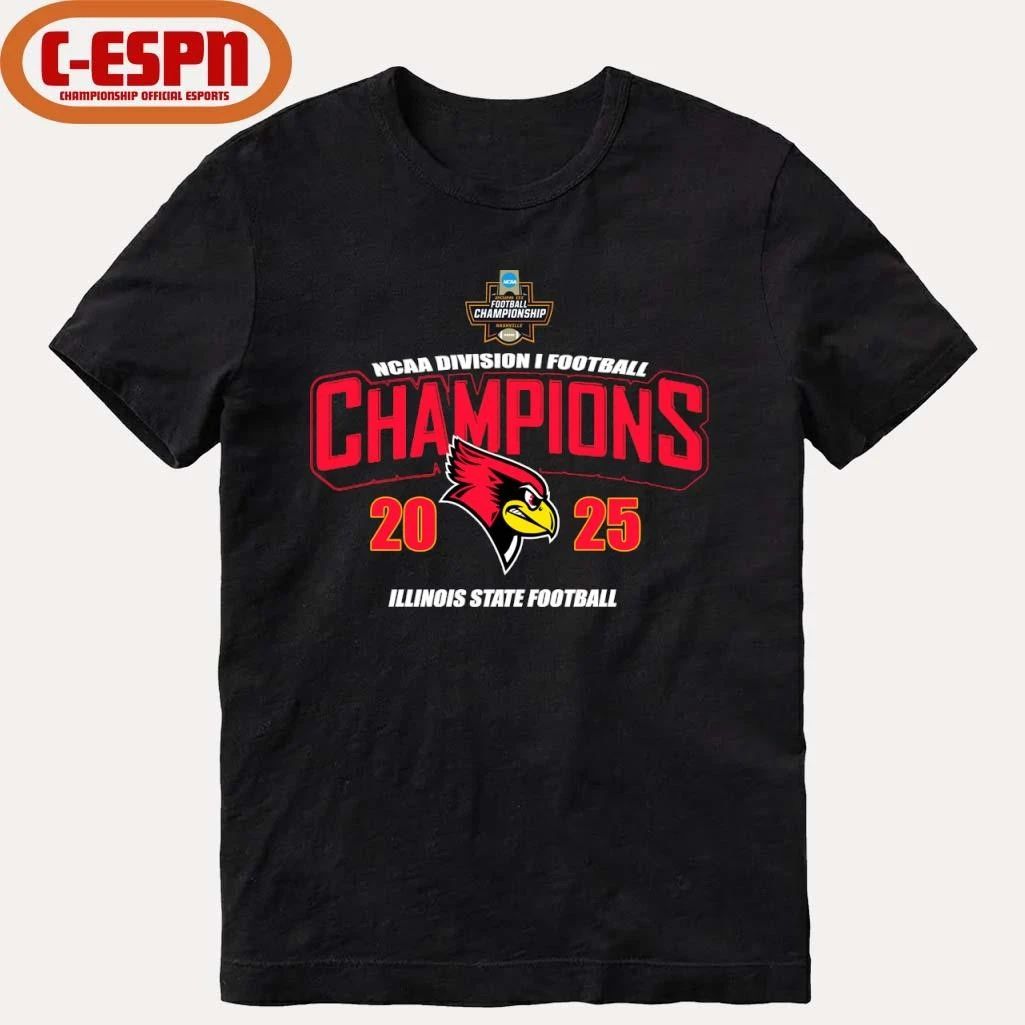 Illinois State Redbirds 2025 FCS Football National Champions T-Shirt