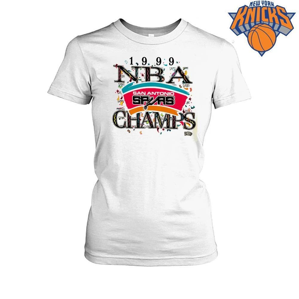 San Antonio Spurs 1999 NBA Champs Bootleg Vintage Confetti Graphics Basketball NBA Finals 2026 Shirt
