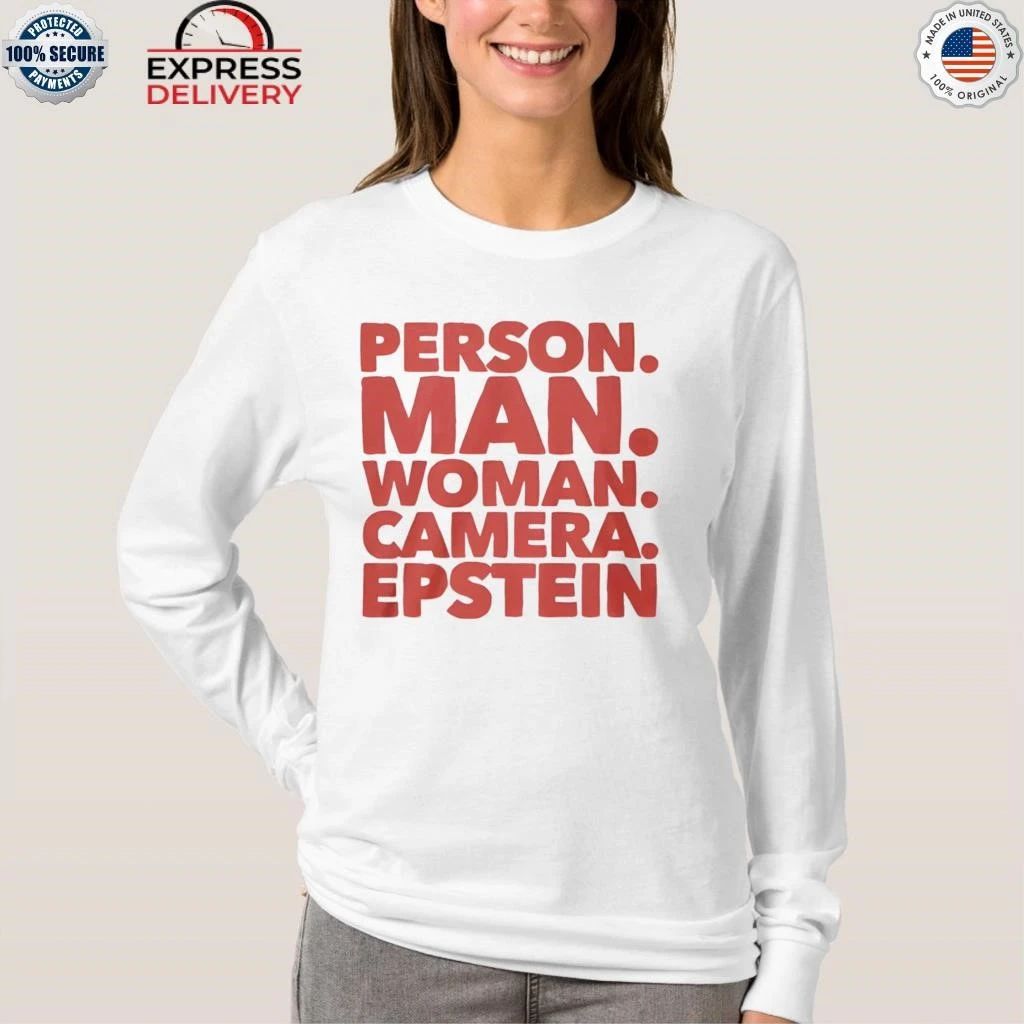 Person Man Woman Camera Epstein Shirt