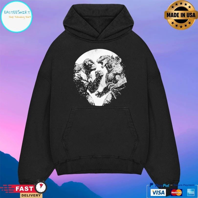 Kong And Godzilla Face Off T-shirt
