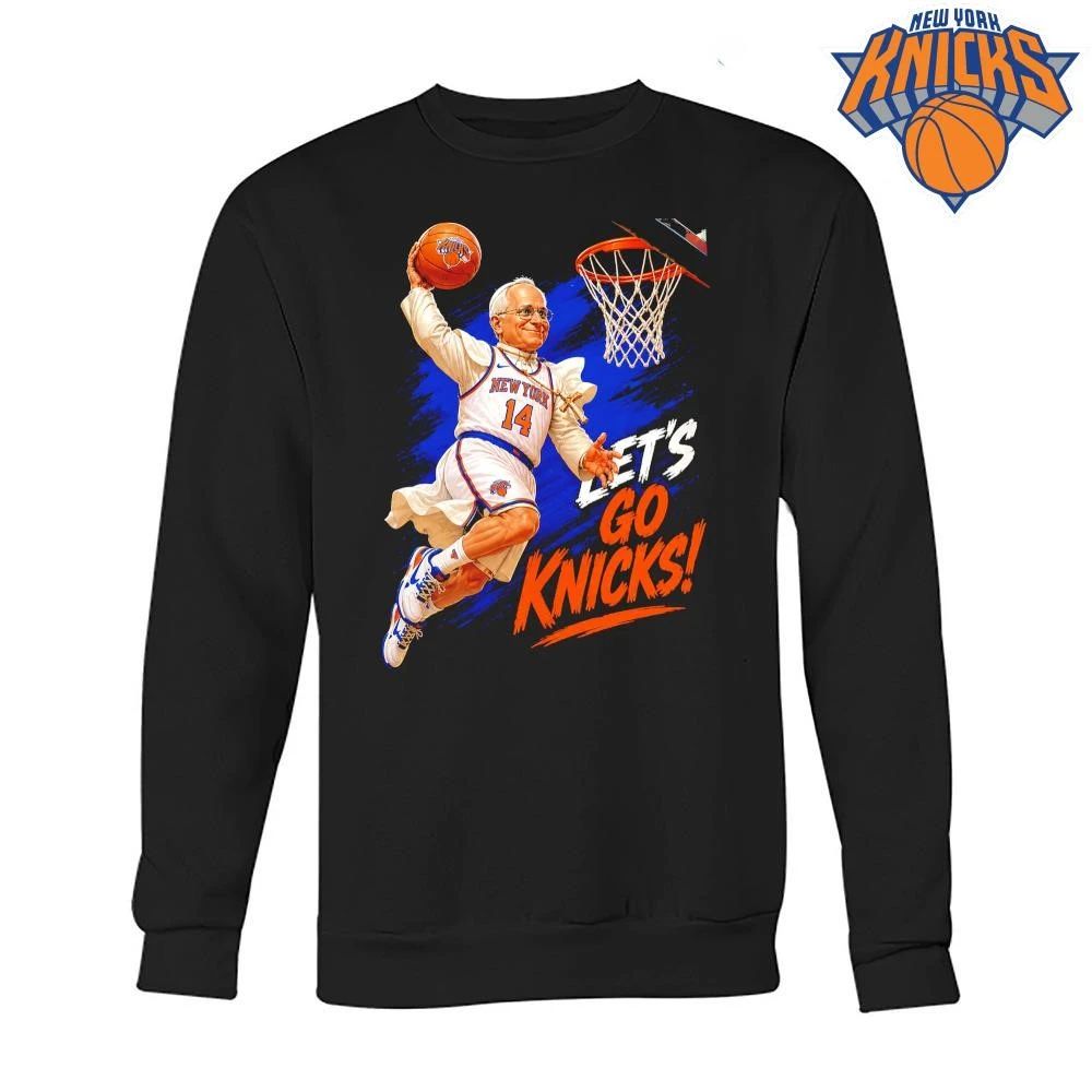 Pope Leo XIV Francis New York Knicks Lets Go Knicks NBA Finals 2026 Shirt