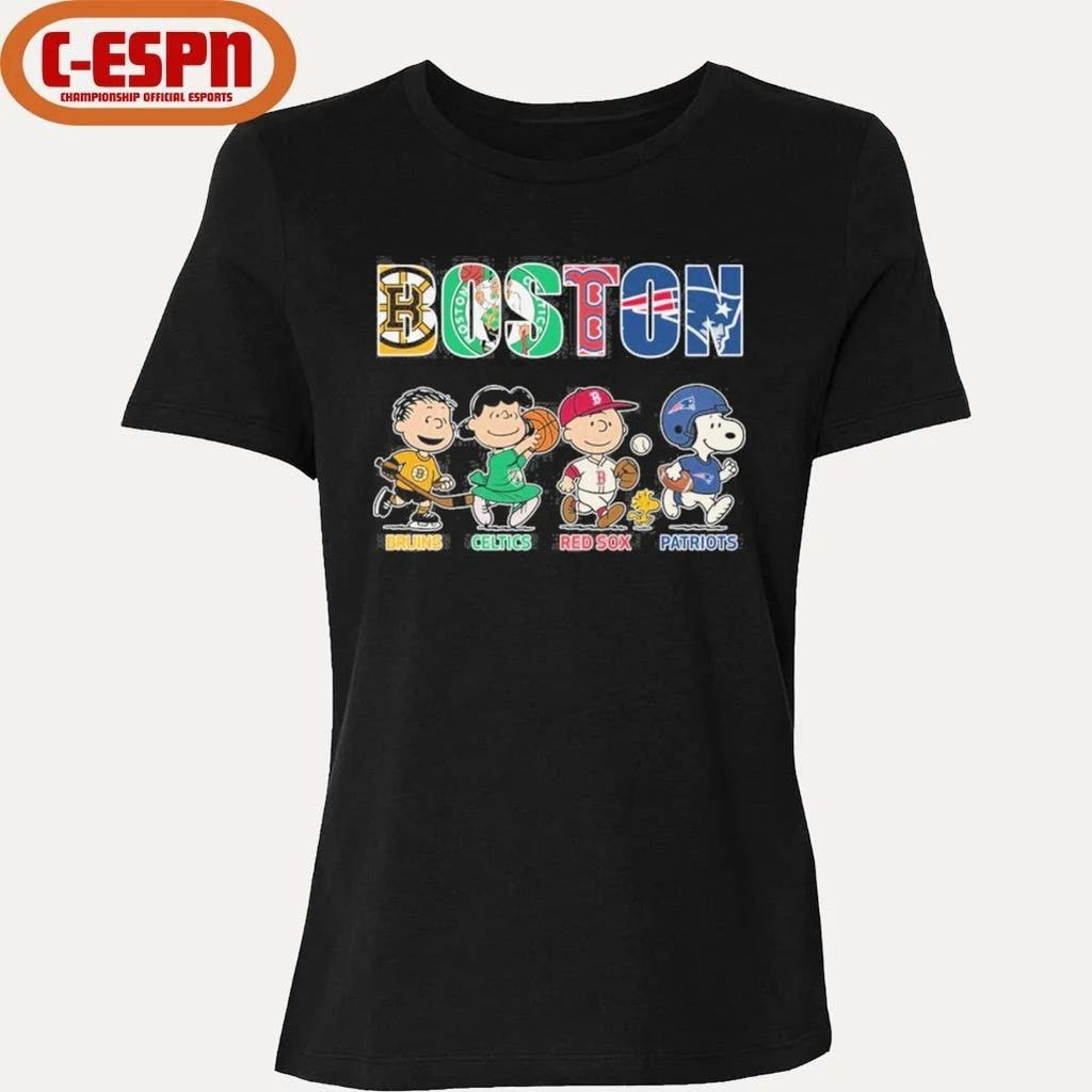 The Peanuts X Boston Sports Teams Shirt