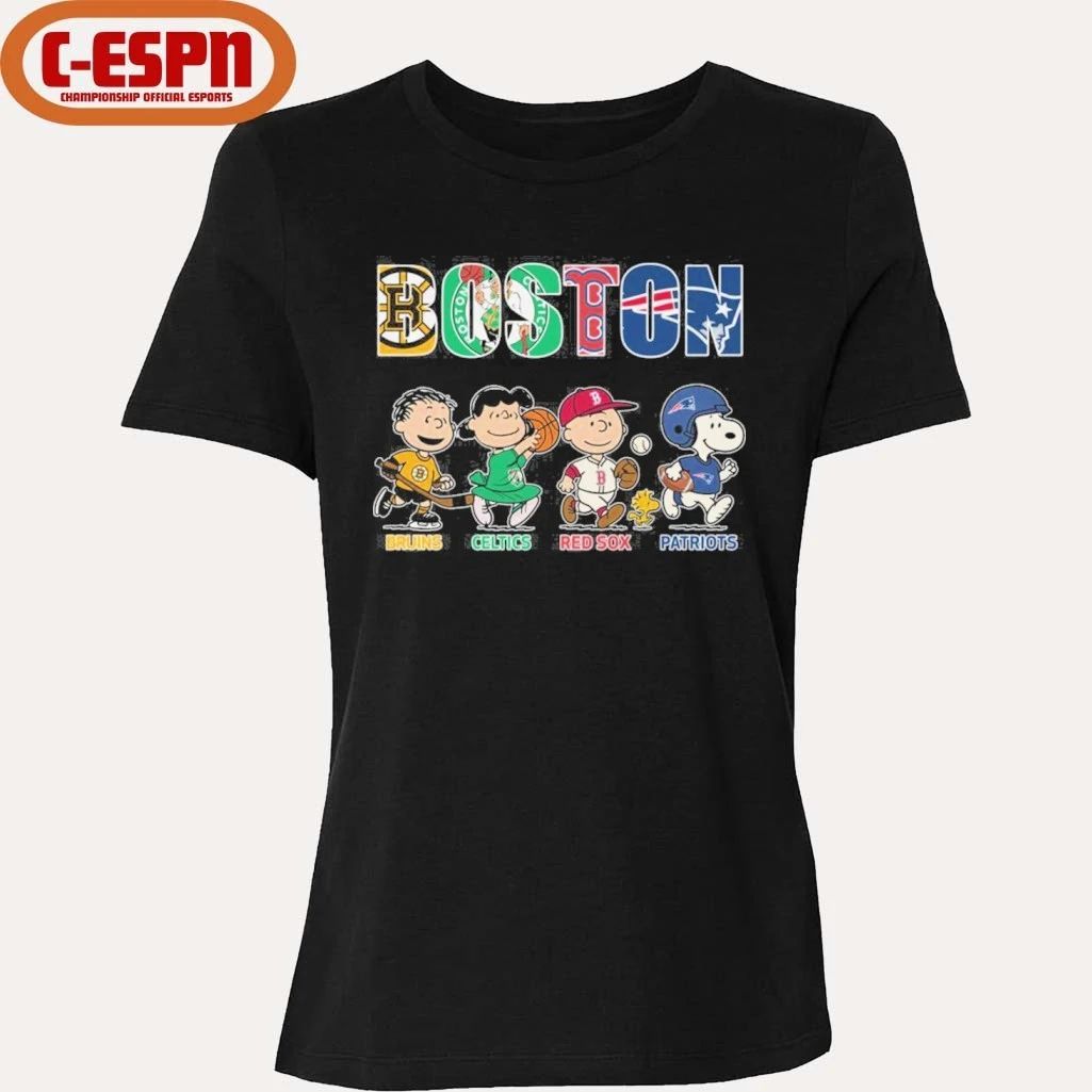 The Peanuts X Boston Sports Teams Shirt