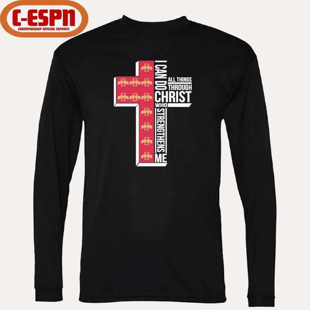 Iowa State Basketball I Can Do All Things Through Christ Who Strengthens Me Shirt