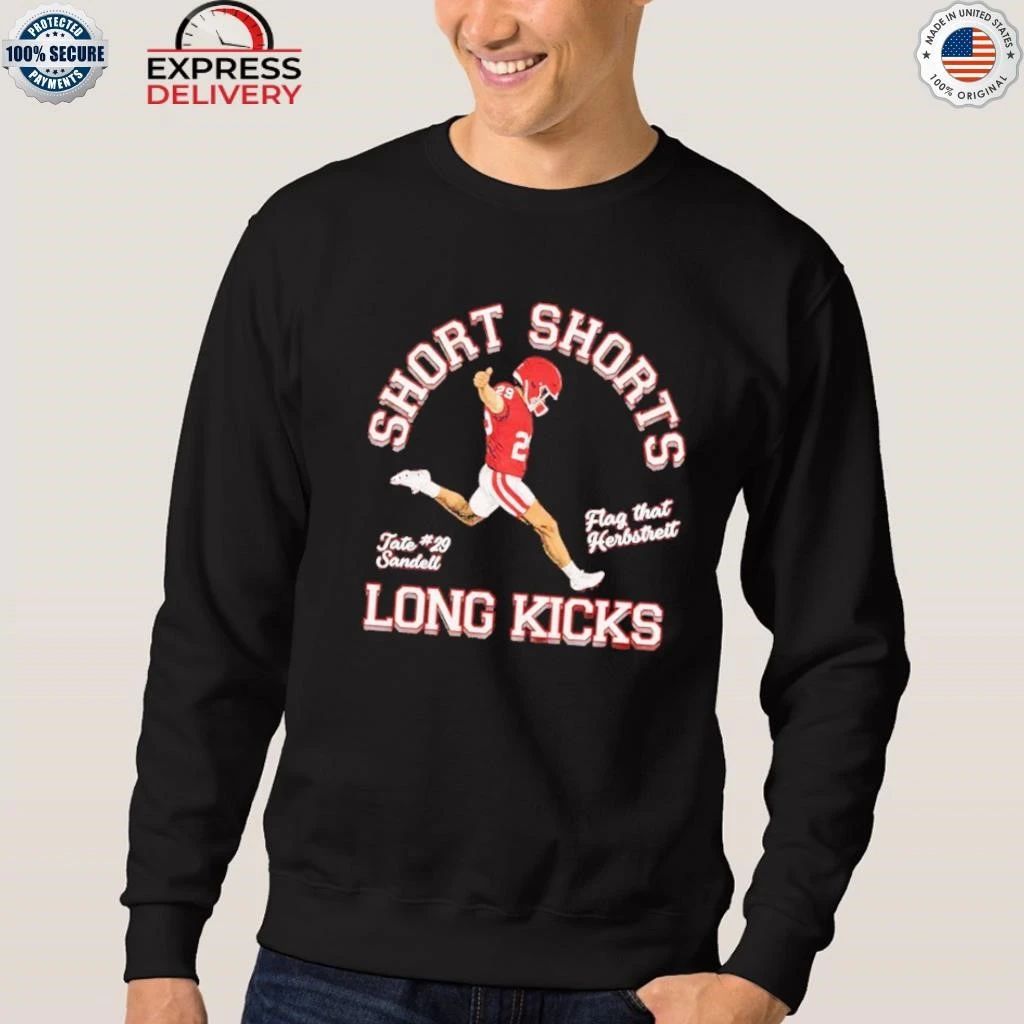 Sooners Tate Sandell Short Shorts Flag That Herbstreit Long Kicks Shirt