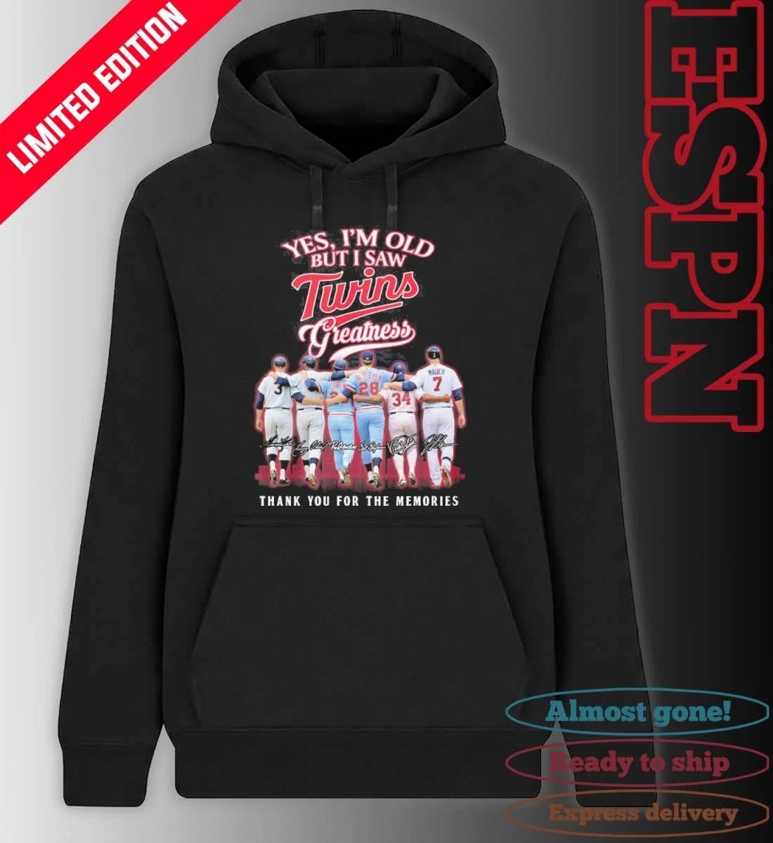 Yes, I’m Old But I Saw Minnesota Twins Legends Greatness T-Shirt