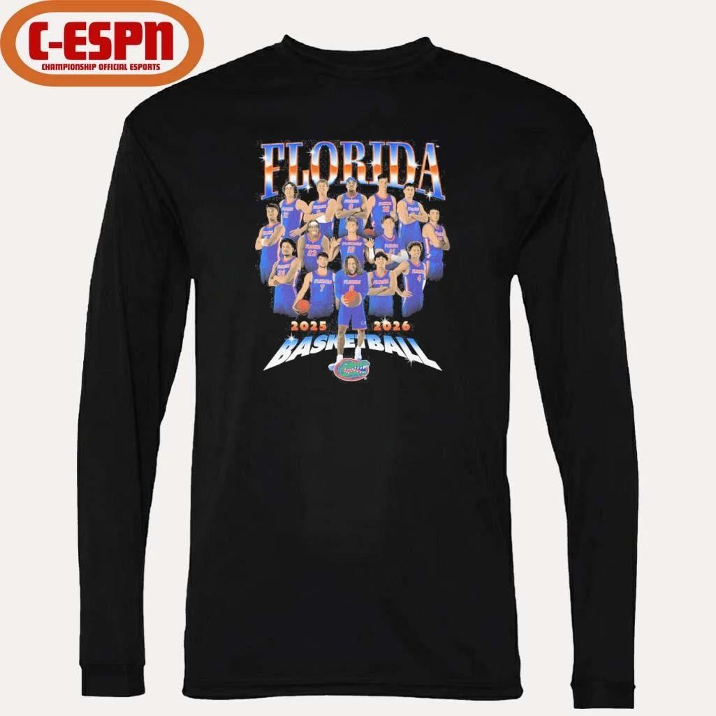 2025-2026 Florida Men’s Basketball Team Shirt