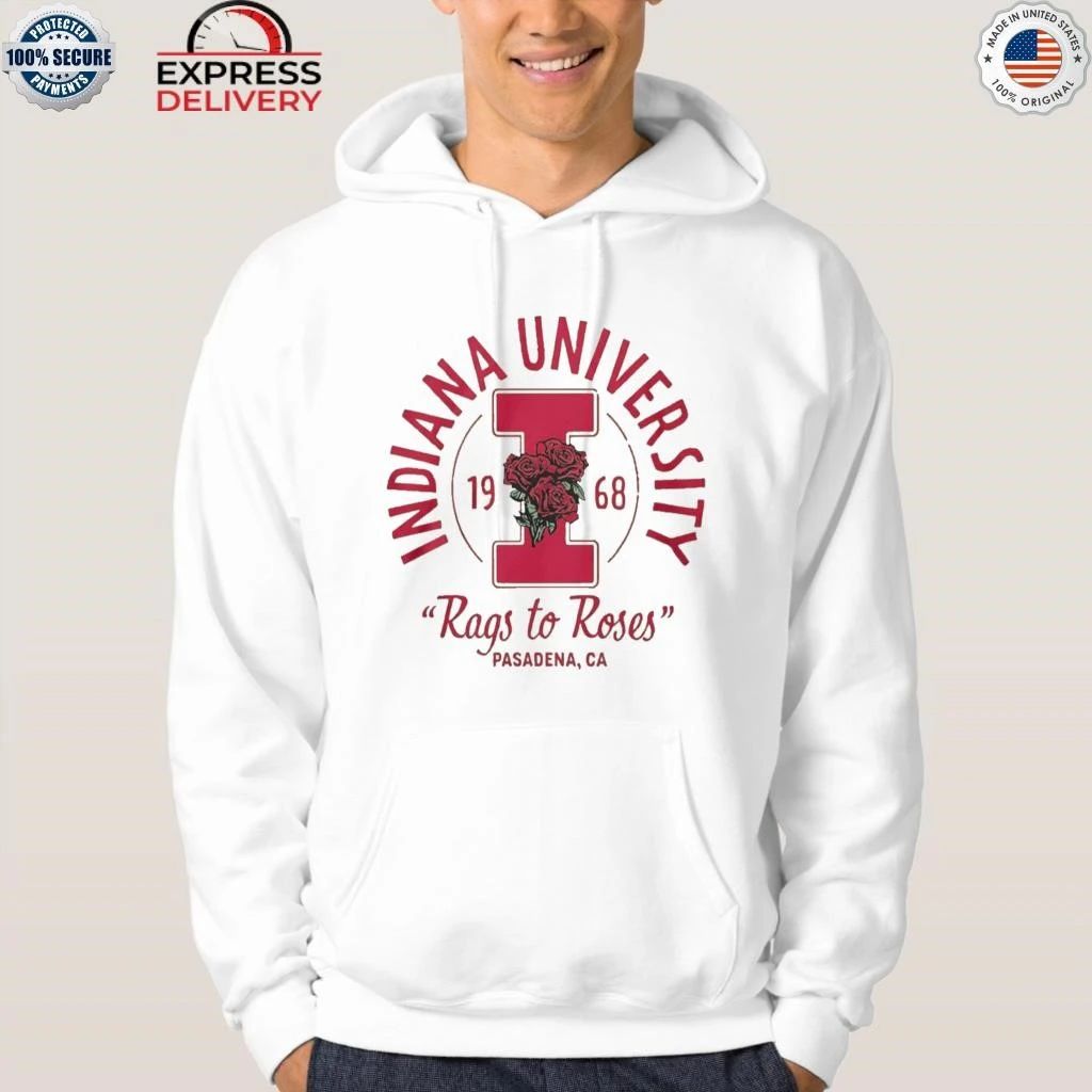 Indiana University 1968 Rags To Roses Pasadena Ca Shirt