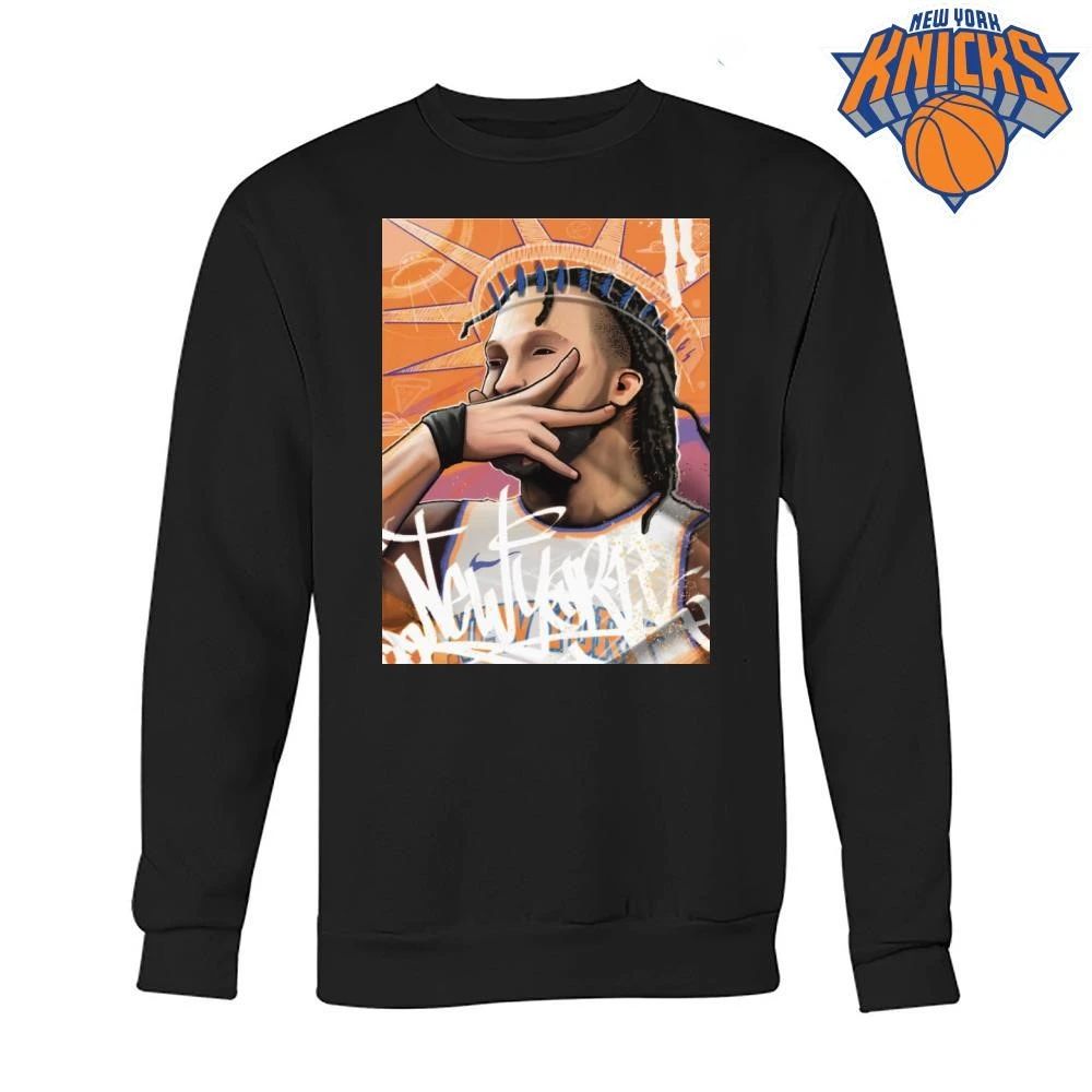 Jalen Brunson New York Basketball Dreadlocks Silence NYC Graffiti Jersey NBA Finals 2026 Shirt