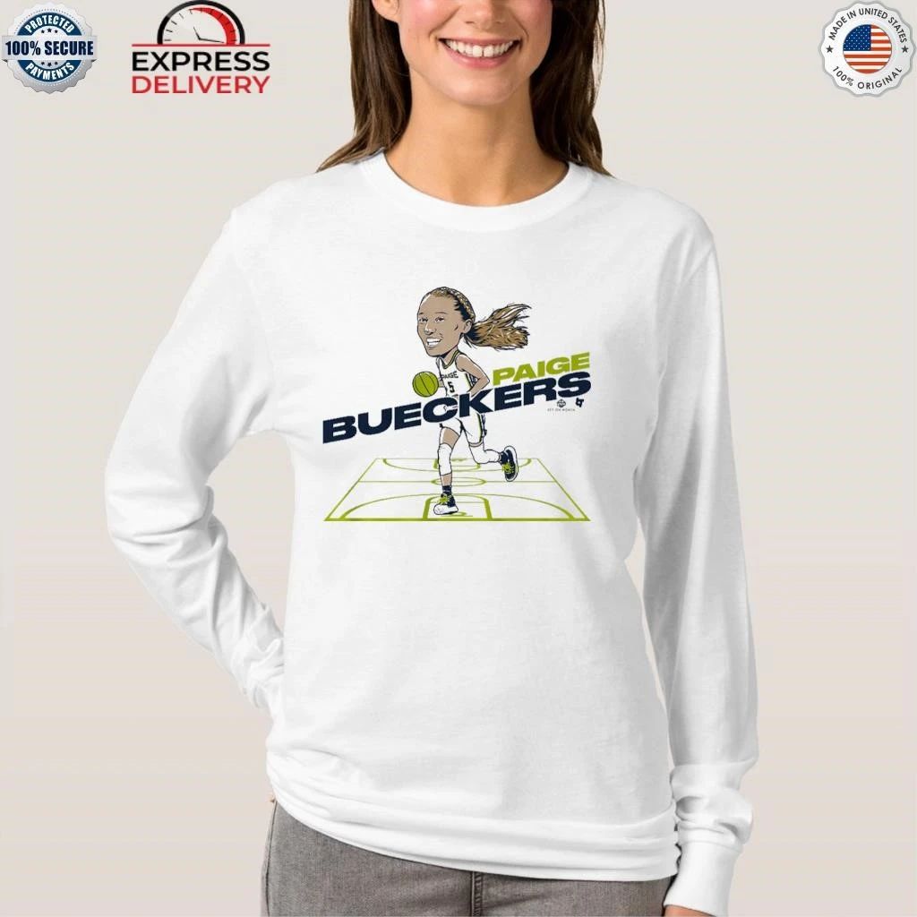 Paige Bueckers Dallas Caricature Shirt