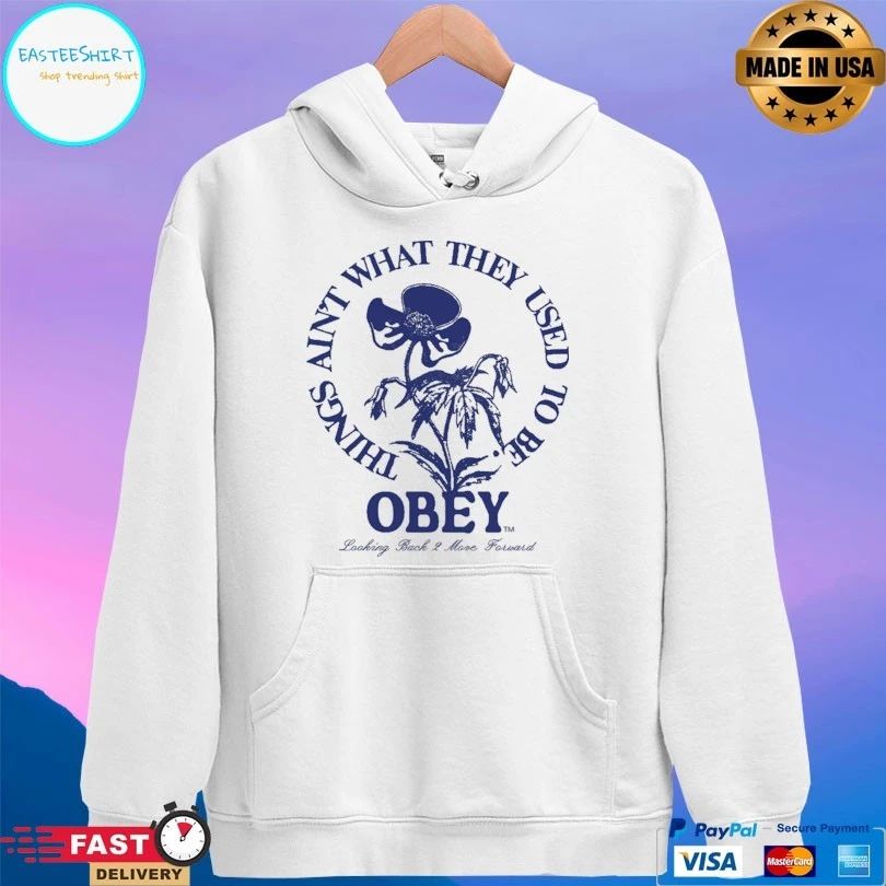 Things Ain’t What They Used To Be Obey Looking Back 2 More Forward T-shirt