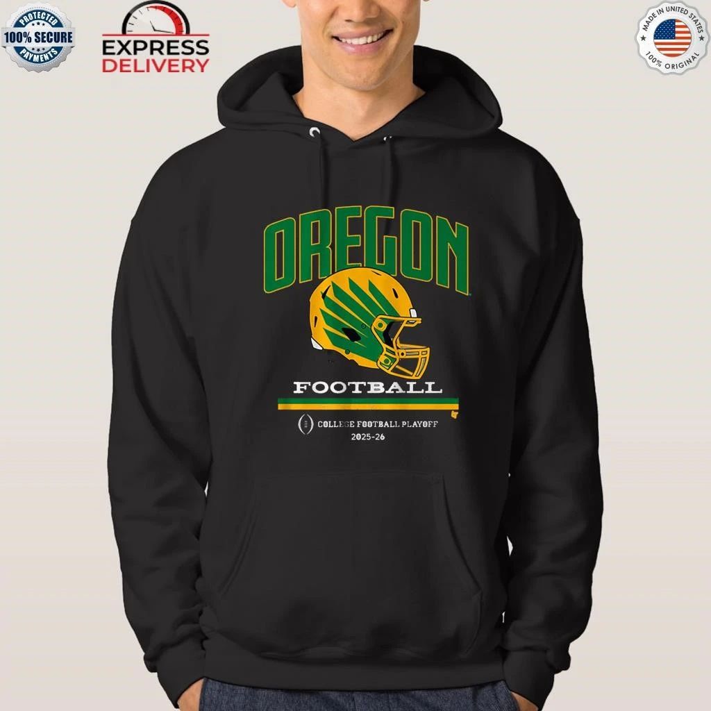 Oregon Football 2025 CFP Football Helmet Shirt