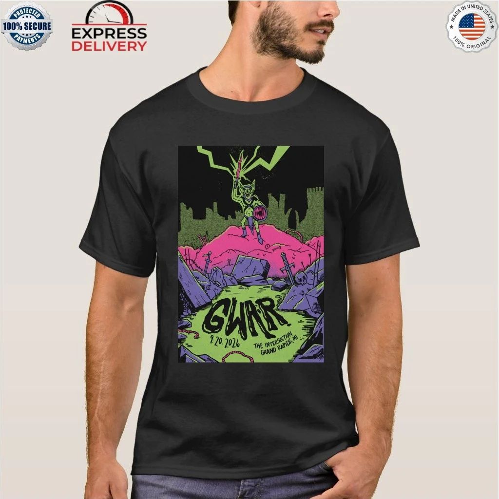 Gwar Grand Rapids MI 9 20 2026 Shirt