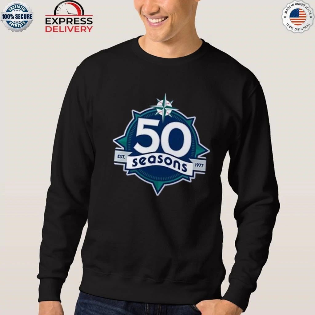 Seattle Mariners 50 Seasons Celebrate 1977 2026 Shirt