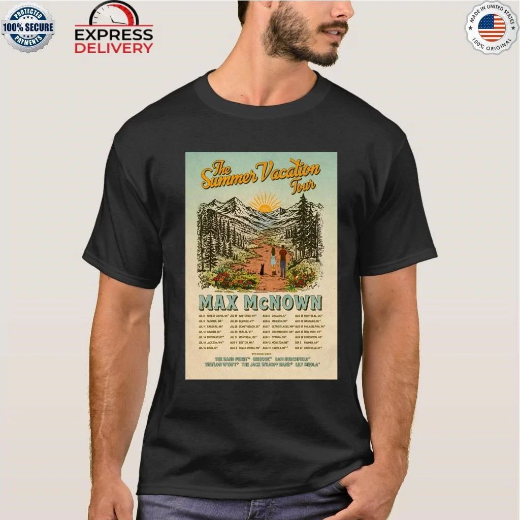 Max McNown The Summer Vacation Tour 2026 Shirt