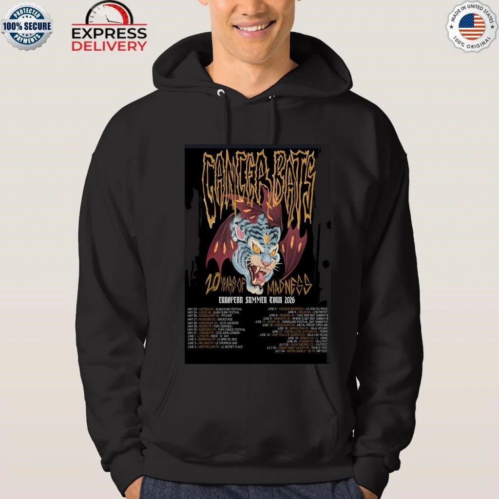 Cancer Bats Summer Tour EU 2026 Shirt