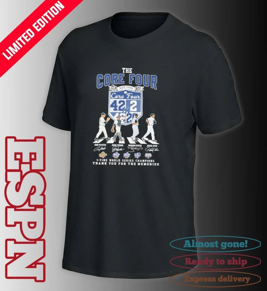 The Core Four Yankees Abbey Road 2026 Shirt