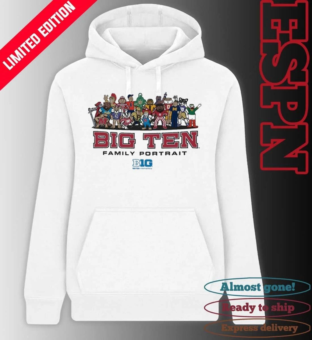 Big Ten Family Portrait Mascots Shirt