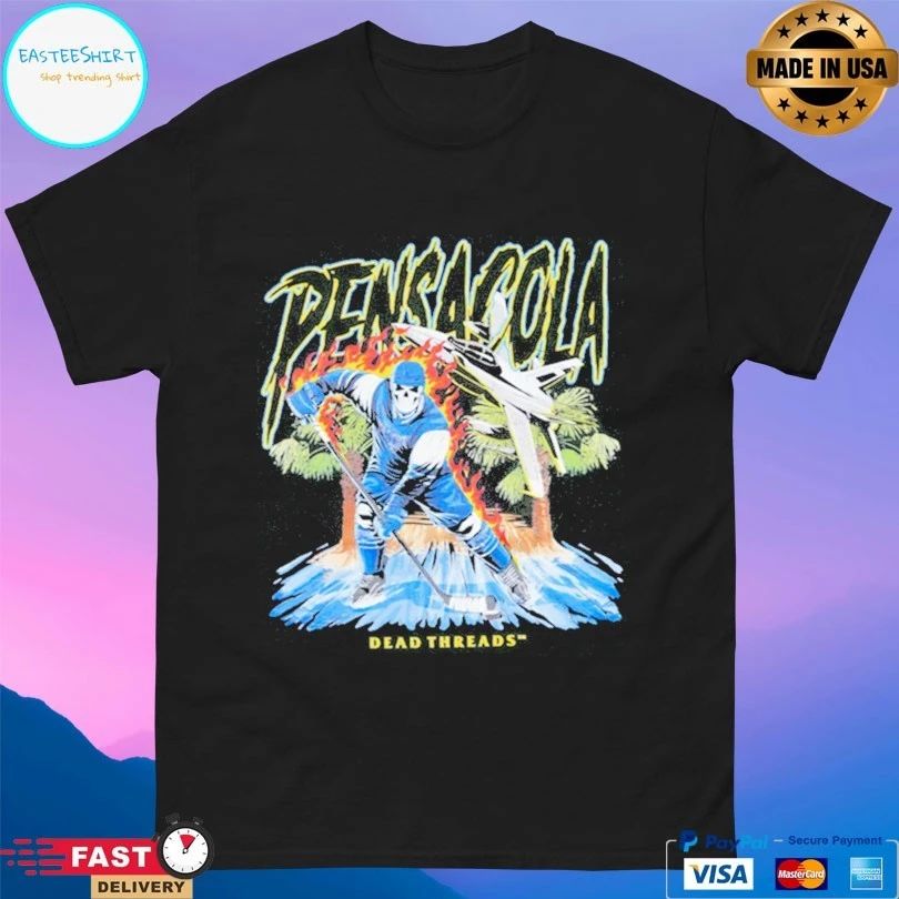 Pensacola Ice Dead Threads Hockey T-shirts