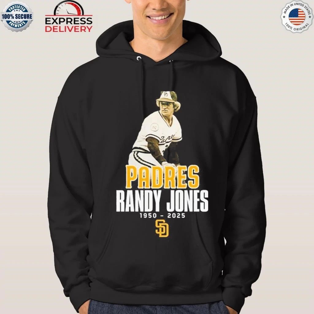 Padres Randy Jones 1950 2025 Rest In Peace Forever 35 Shirt