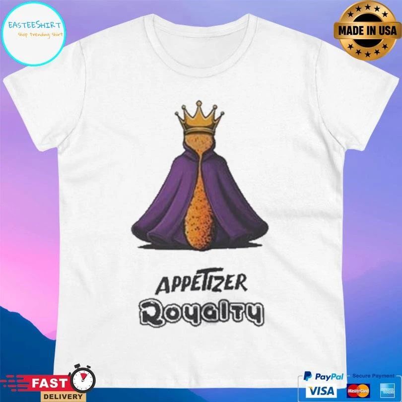 Mozzarella Stick Appetizer Royalty T-shirts