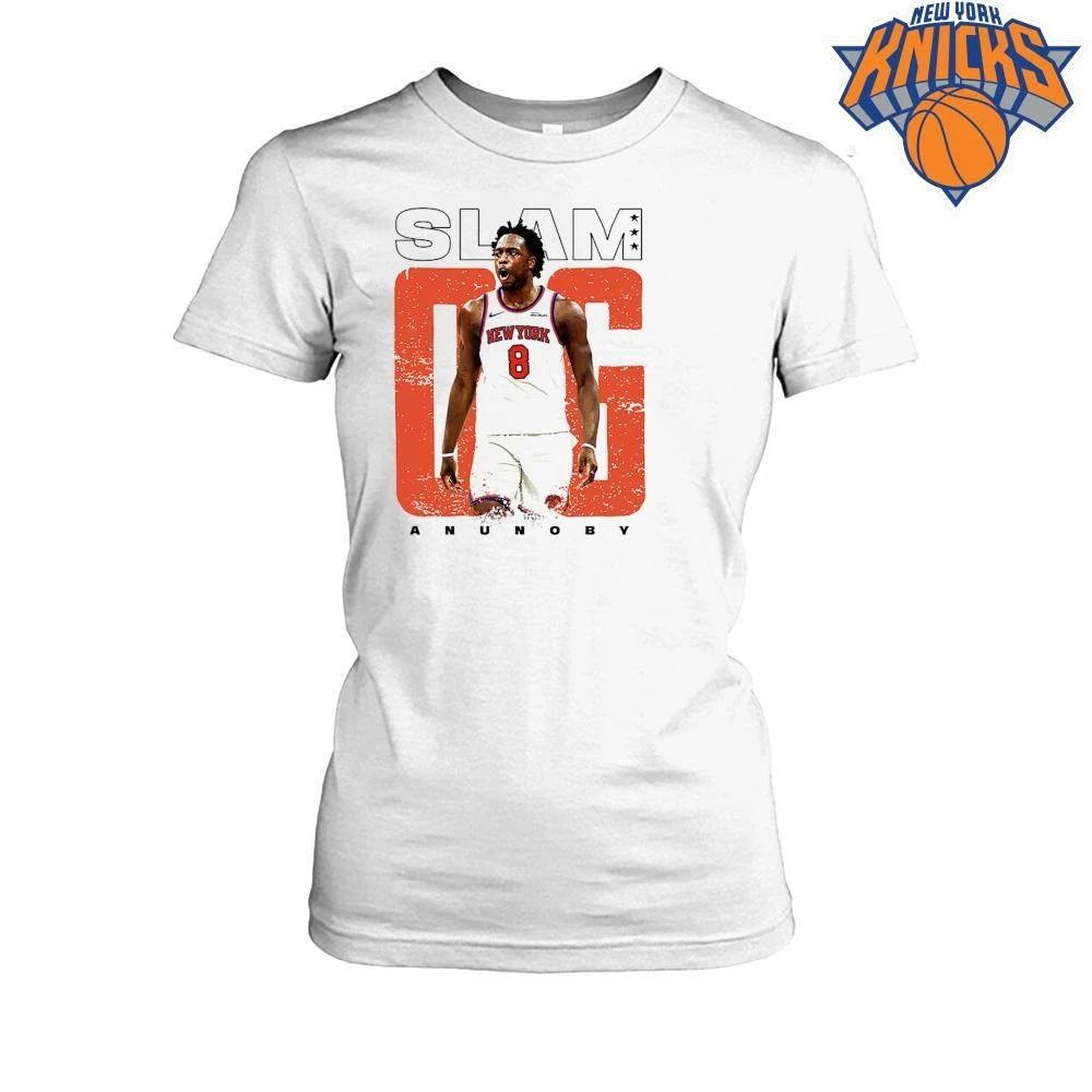 OG Anunoby New York Knicks SLAM Magazine Basketball NBA Finals 2026 Shirt