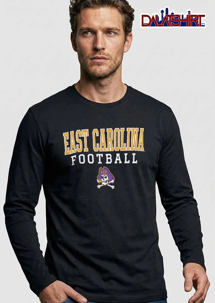 East Carolina Pirates NCAA Football Skull Hat Crossed Bones shirt