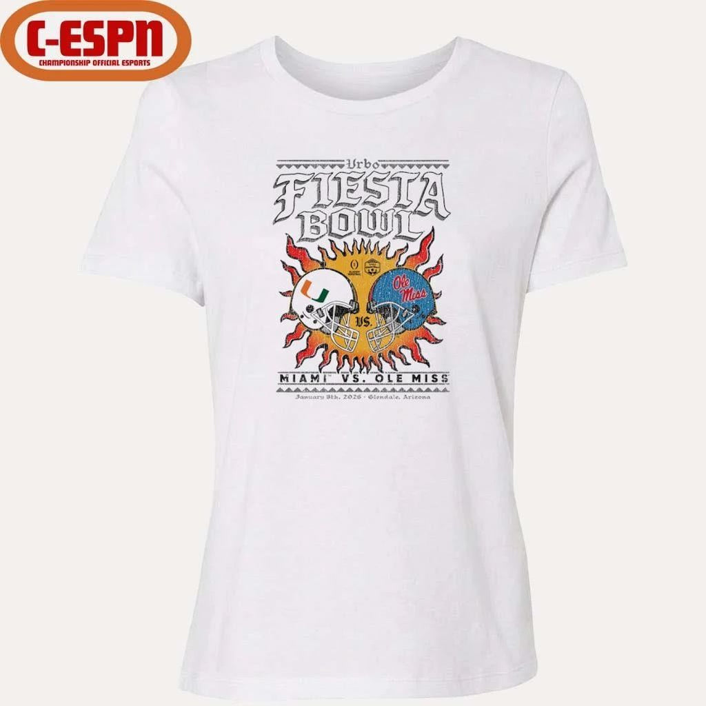 Fiesta Bowl Miami Vs Ole Miss Solar Standoff T-Shirt
