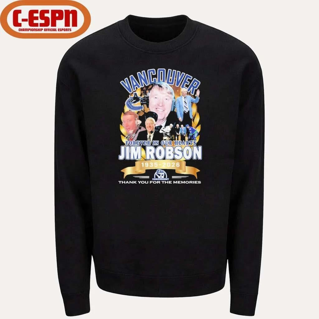 Vancouver Forever In Our Hearts Jim Robson 1935-2026 Shirt