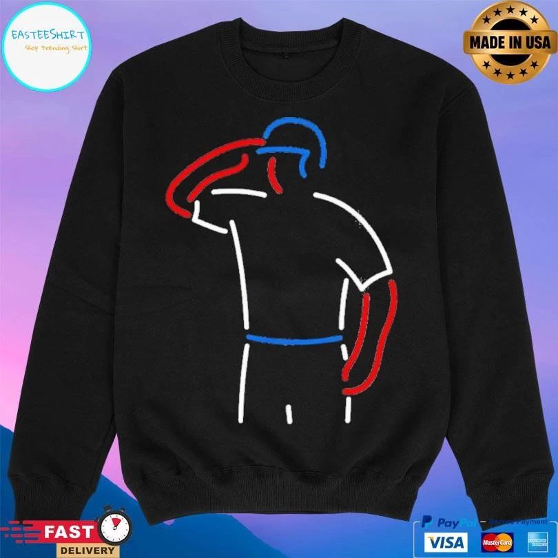 Neon Baseball Salute T-shirts
