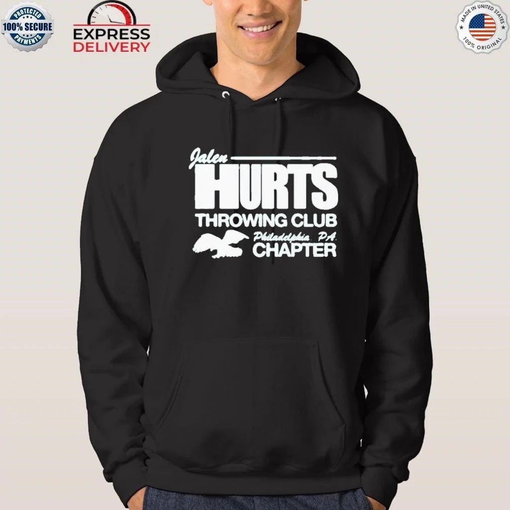 Jason Kelce Jalen Hurts Throwing Club Philadelphia PA Chapter Shirt