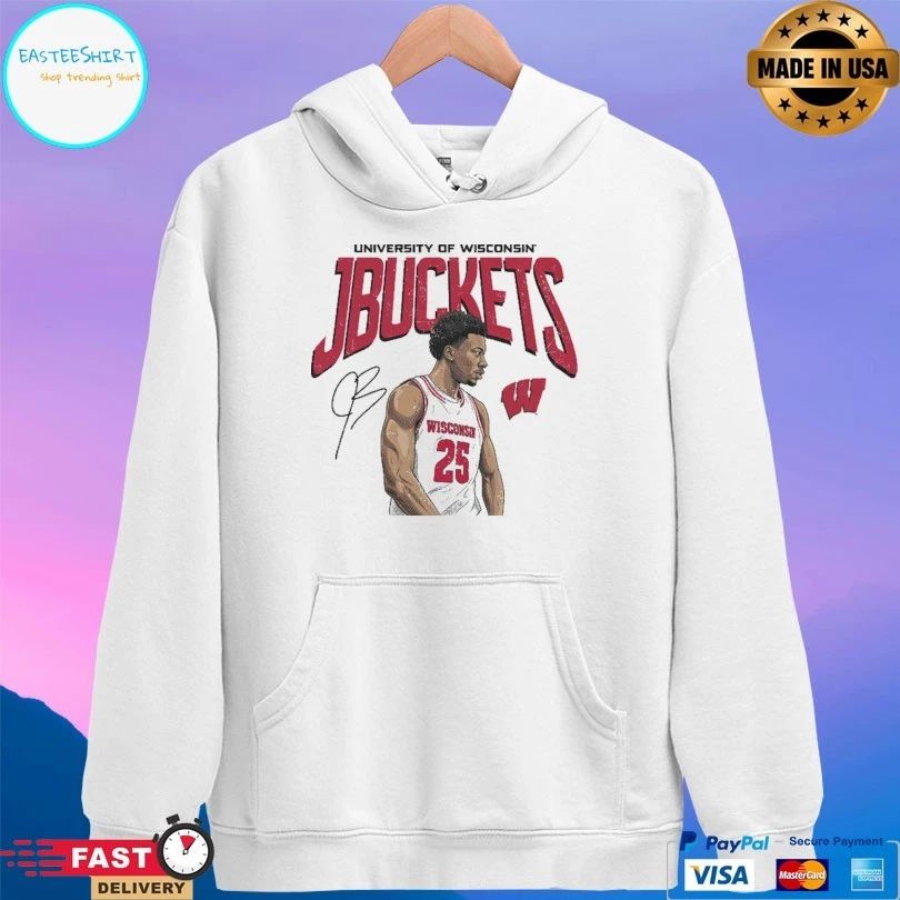 Wisconsin Badgers University Of Wisconsin Jbuckets John Blackwell Wisconsin T-shirt