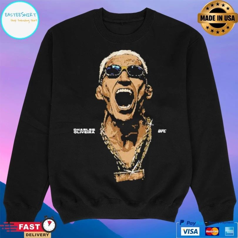 Charles Oliveira UFC Portrait Sunglasses T-shirts