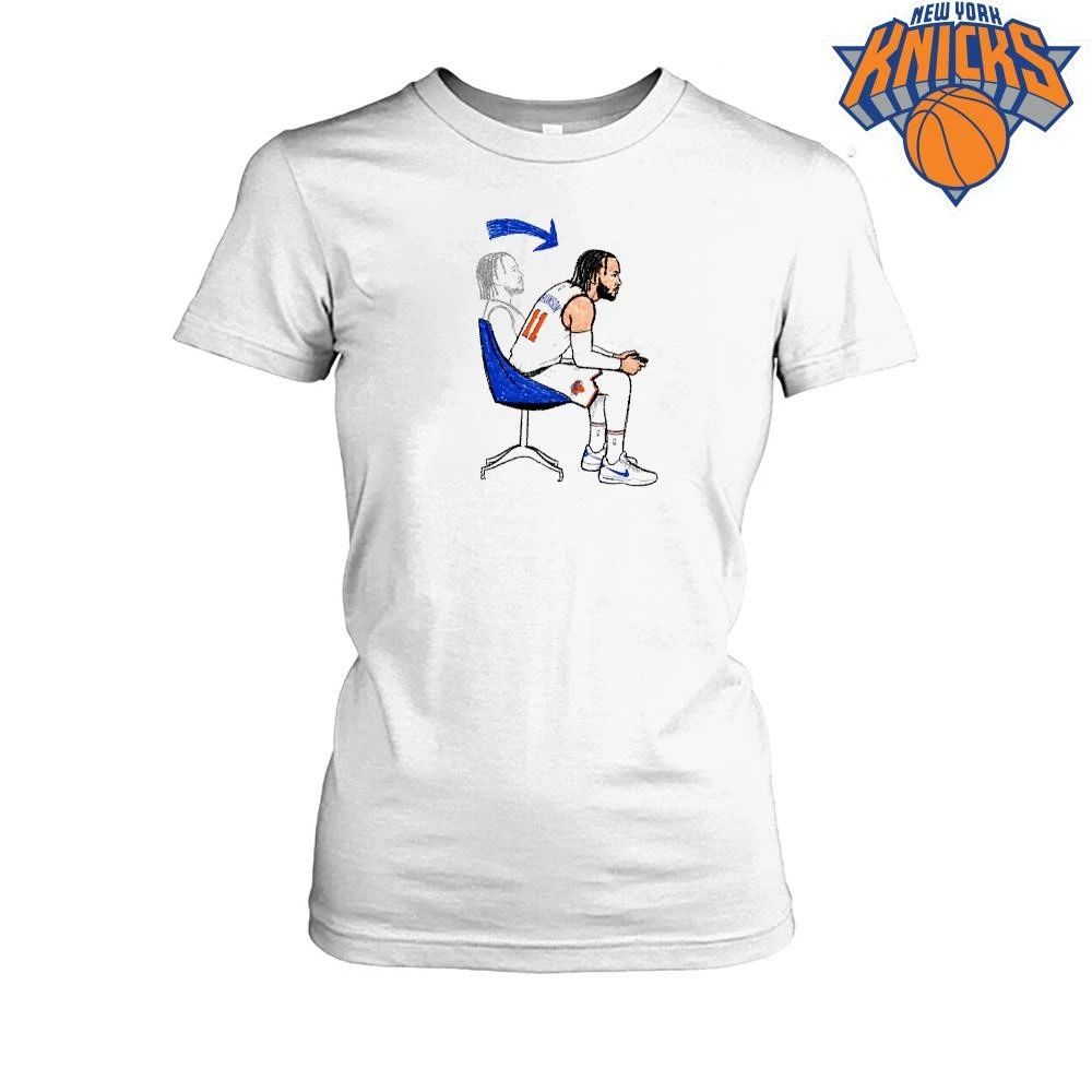 New York Knicks Champions NBA 2026 Jalen Brunson Leaning Forward Gamer Meme Shirt
