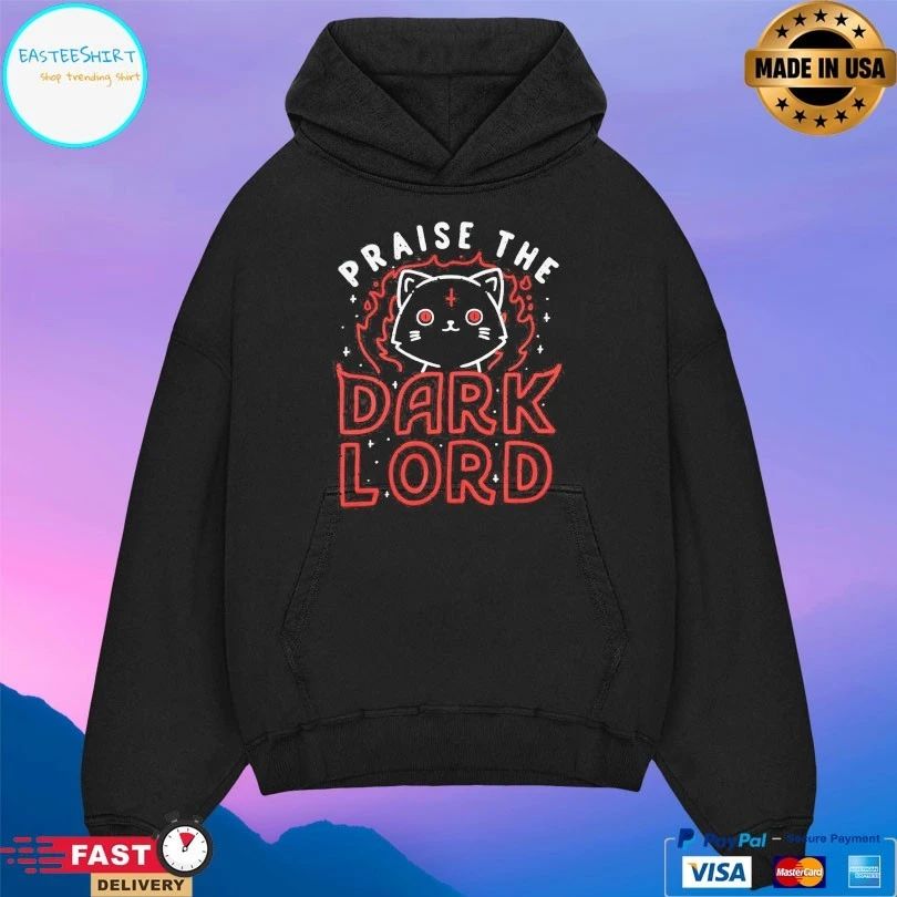 Praise The Dark Lord Cat T-shirt
