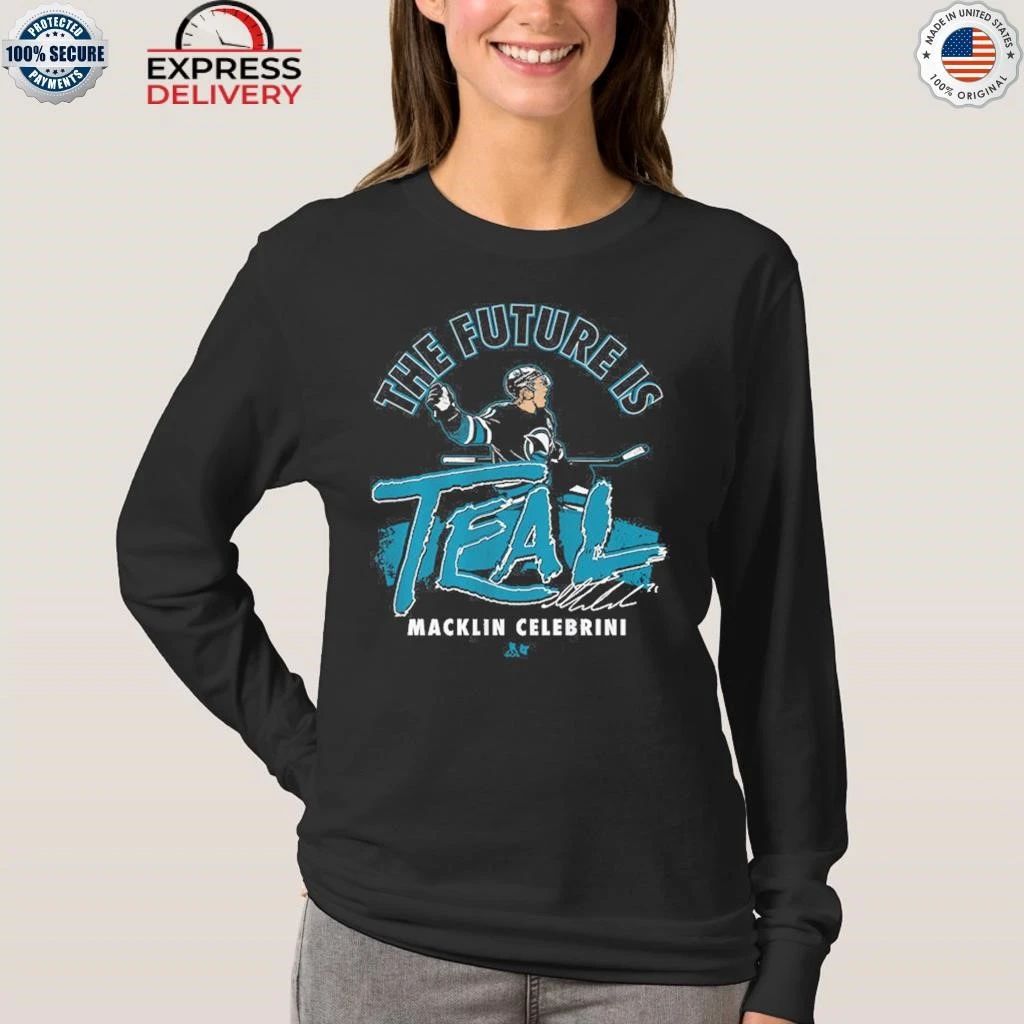 Macklin Celebrini The Future Is Teal Shirt