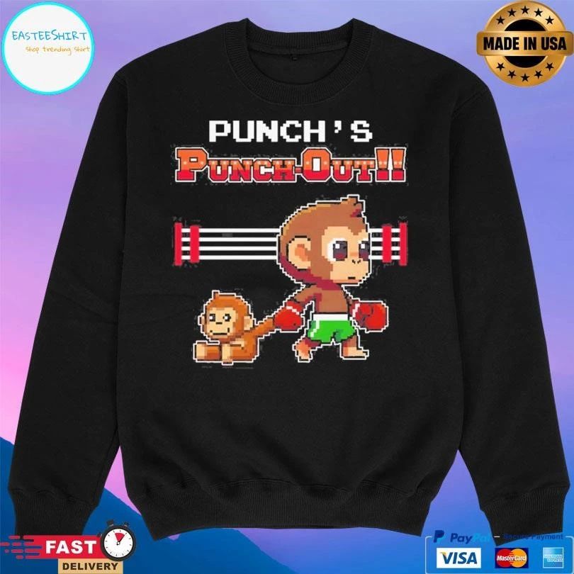 Punch The Monkey Punch’s Punch-Out 2026 T-shirts