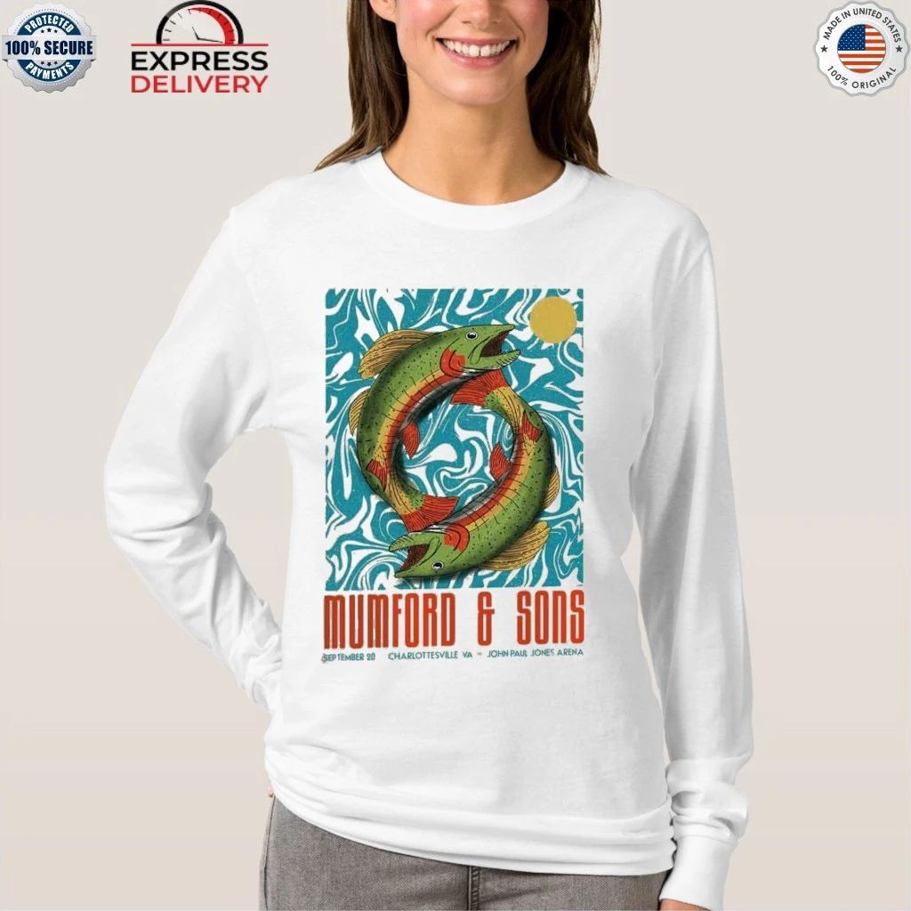 Mumford And Sons John Paul Jones Arena 2026 Tour Charlottesville VA September 20th Shirt