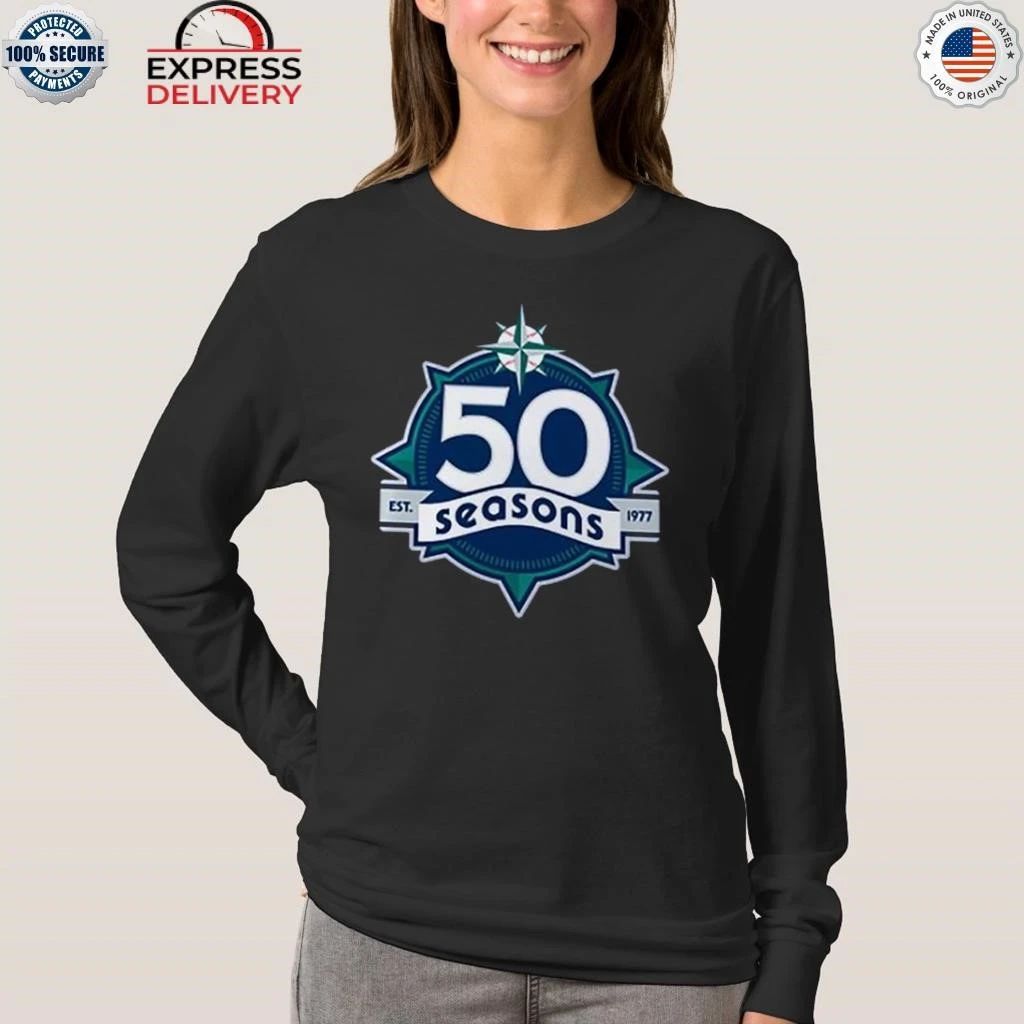 Seattle Mariners 50 Seasons Celebrate 1977 2026 Shirt