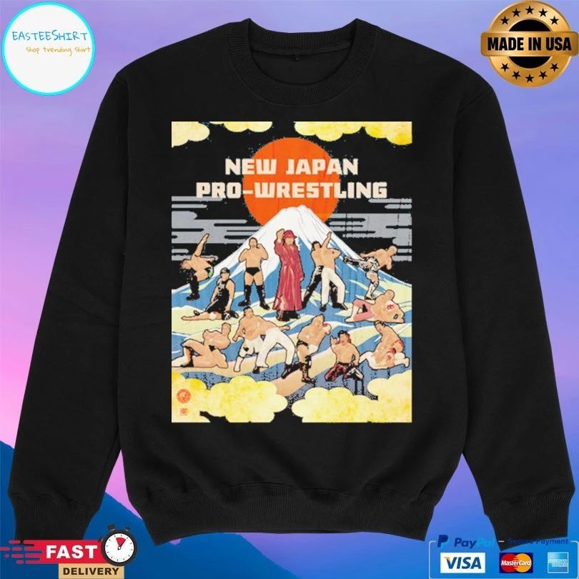 New Japan Painting Sun And Mt Fuji T-shirt