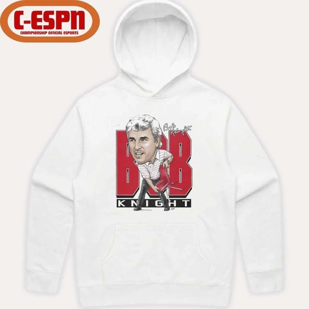 Bob Knight Chair Throw Caricature T-Shirt