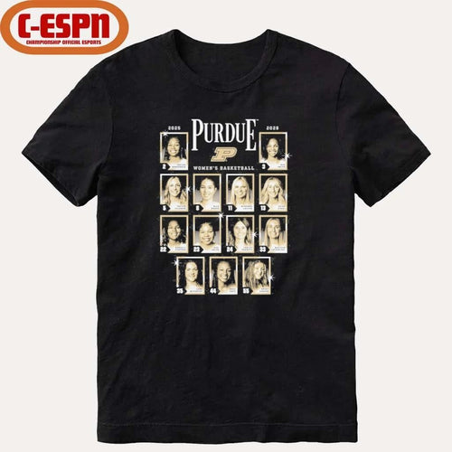 2025-2026 Purdue Women’s Basketball Yearbook Team Shirt