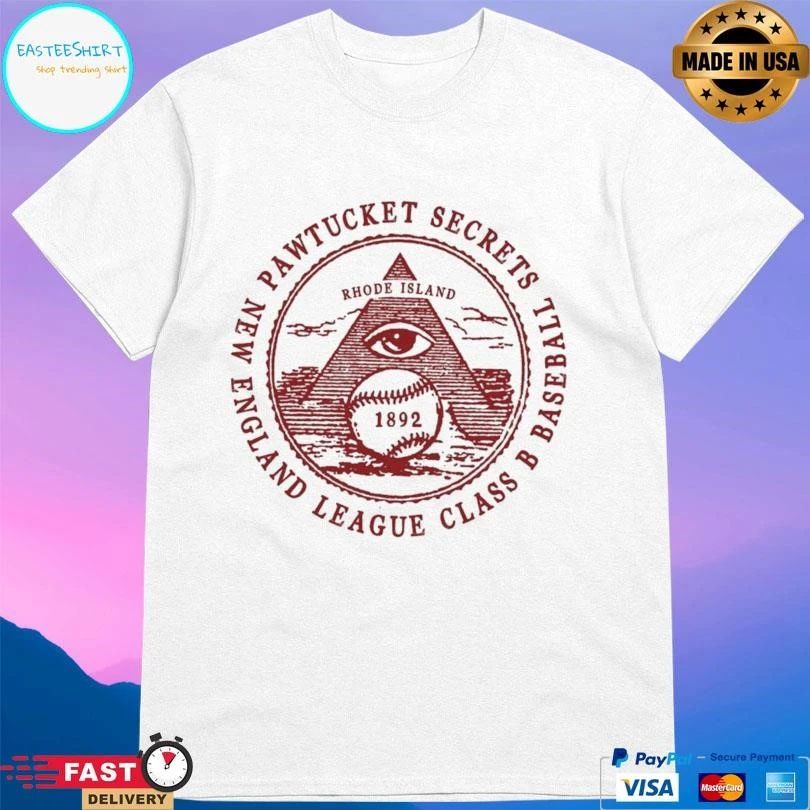 Pawtucket Secrets New England League Class B Baseball Rhode Island 1892 T-shirts