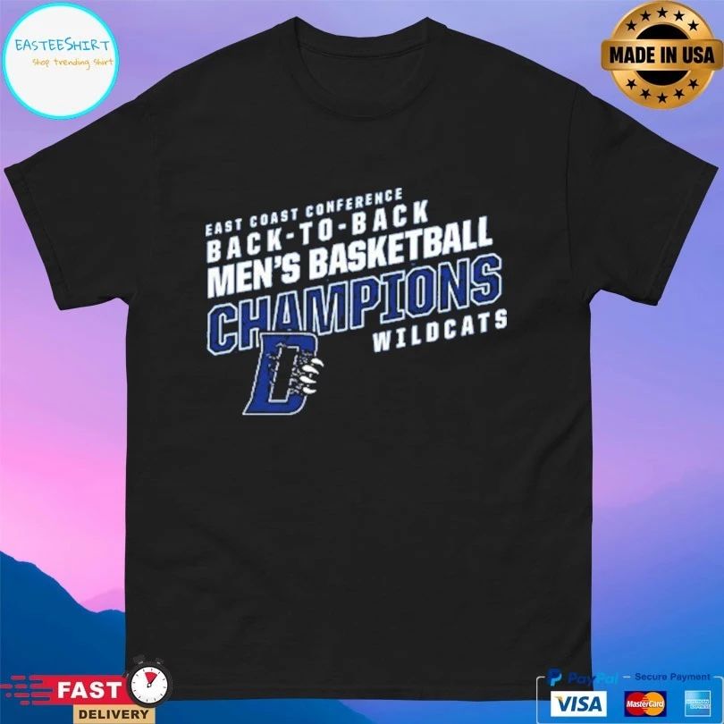 East Coast Conference Back-To-Back Men’s Basketball Champions Wildcats T-shirts