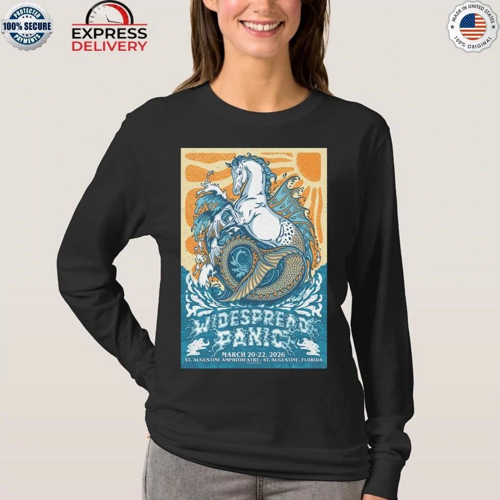 Widespread Panic at the St Augustine Amphitheatre in Saint Augustine, FL Mar 20-22, 2026 Shirt
