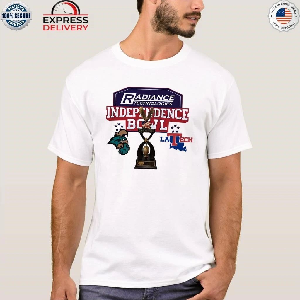 Coastal Carolina Chanticleers Vs Louisiana Tech Bulldogs 2025 Radiance Technologies Independence Bowl On December 30 2025 Shirt