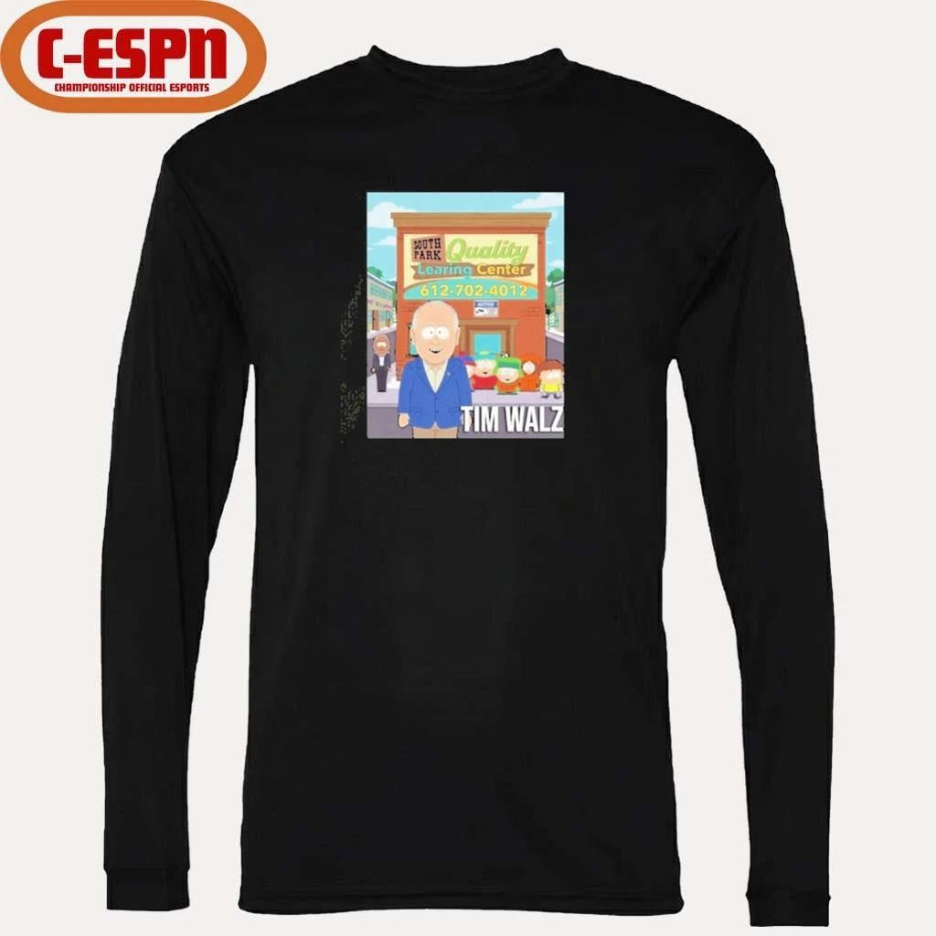 Tim Walz South Park Quality Learning Center Shirt