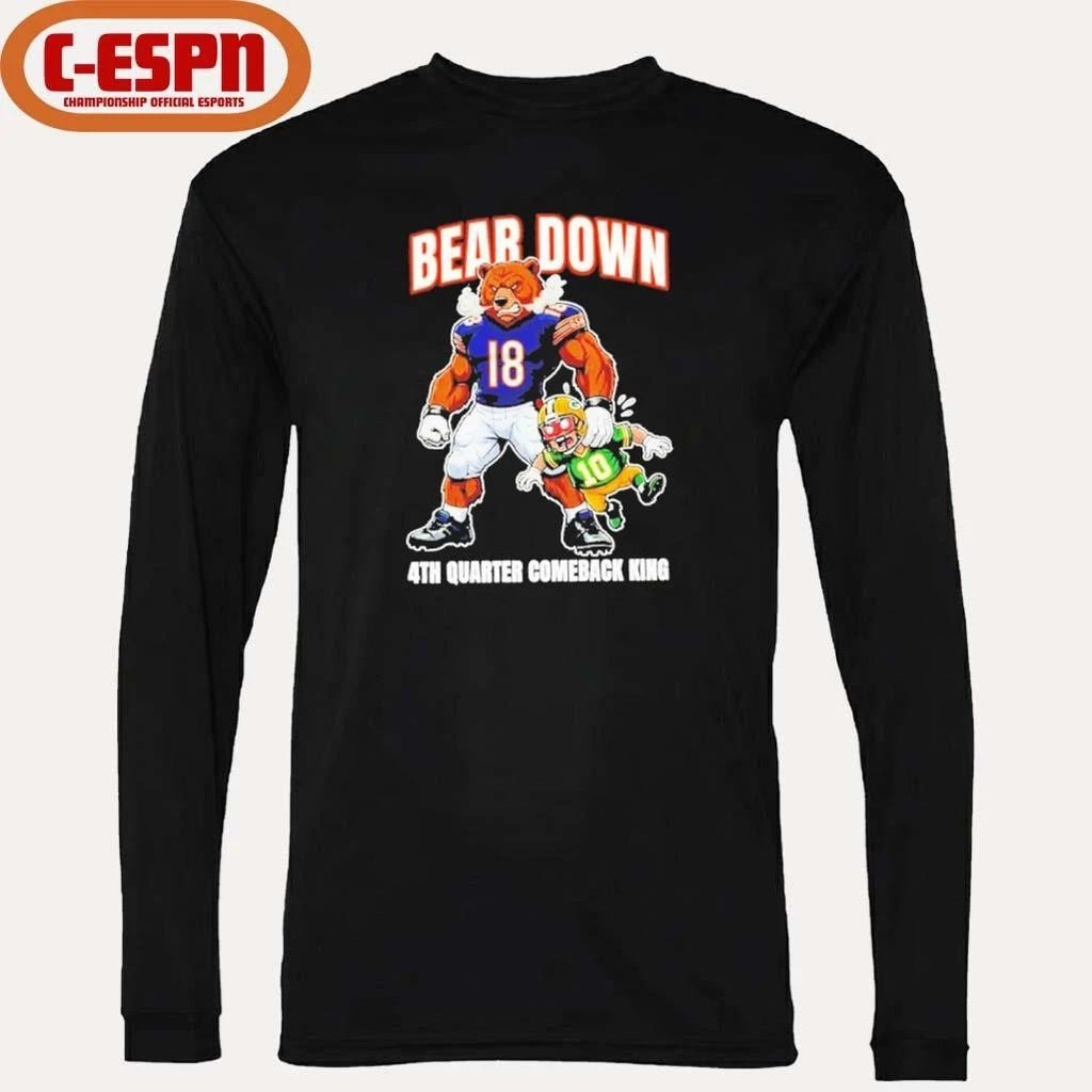 Chicago Beat Packers Bear Down 4th Quarter Comeback King Shirt