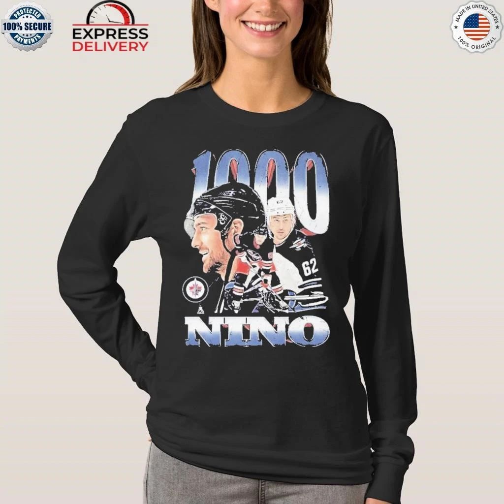 Nino Niederreiter 1000 Games Shirt