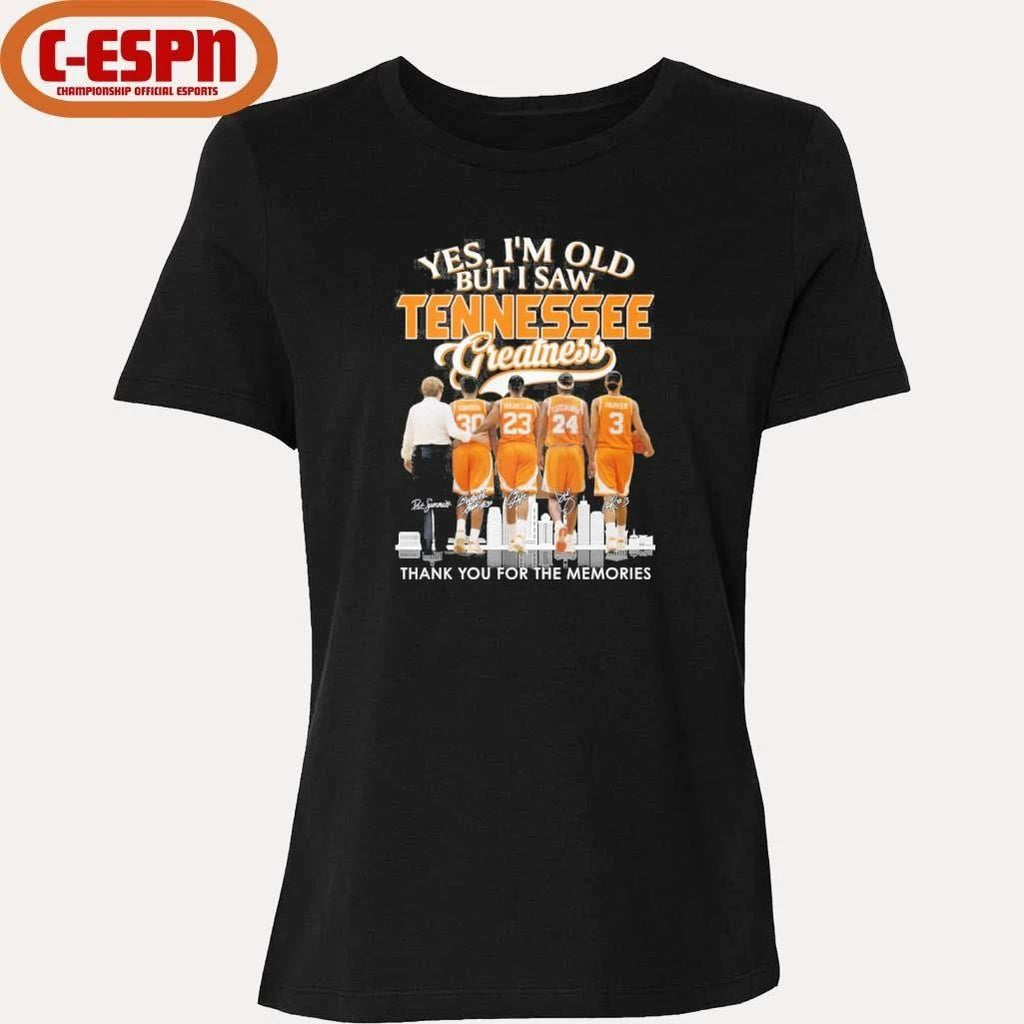 Yes, I’m Old But I Saw Tennessee Volunteers Basketball Greatness Shirt